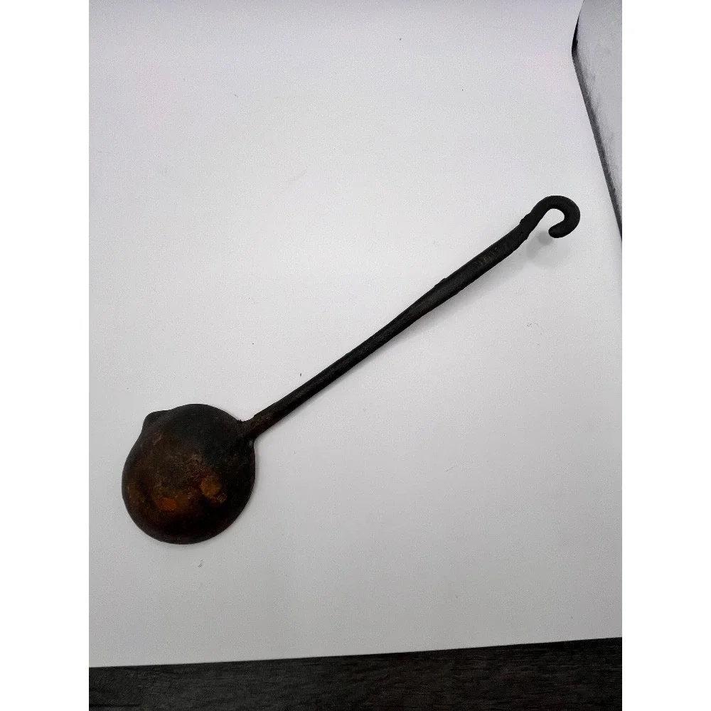Vintage Hand Forged Ladle Primitive Cooking Utensil Hearth Decor‎ Rustic
